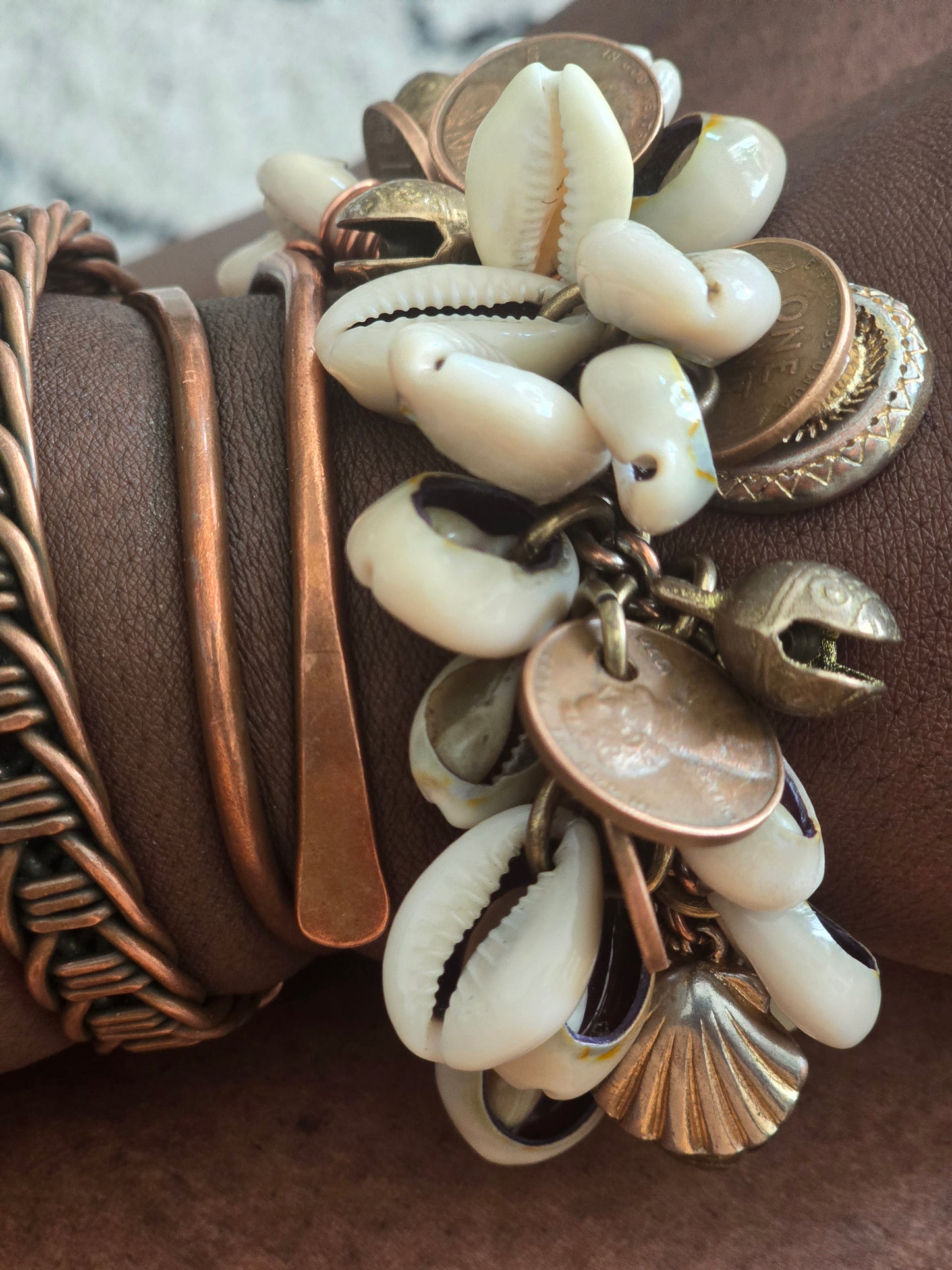 "The Whistler" Pennies, Bells, and Cowrie Shells